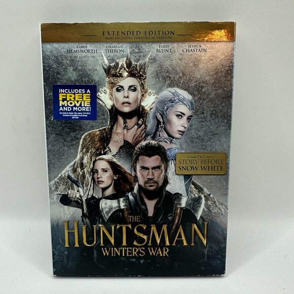 The Huntsman Winters War DVD 2016 Extended Edition Charlize Theron Universal - Picture 2 of 6